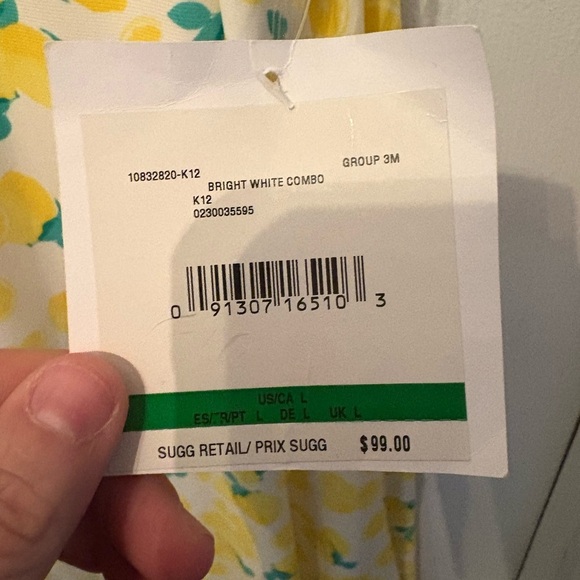 Lemon Print woman Dress - Picture 3 of 4